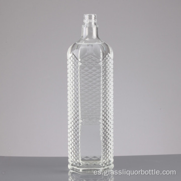 Botella de cristal de whisky 750ml
